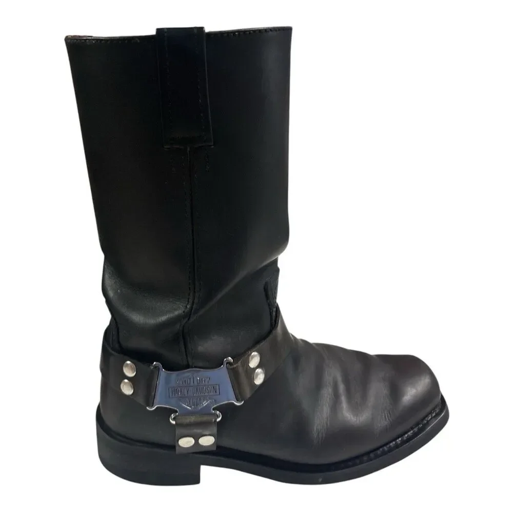 Harley Davidson Iroquois Hi D97386 Men’s 10.5 Leather Harness Motorcycle Boots